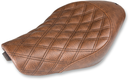 SADDLEMEN Renegade Solo Seat - Lattice Stitched - Brown - XL '04-'20 807-03-002BLS