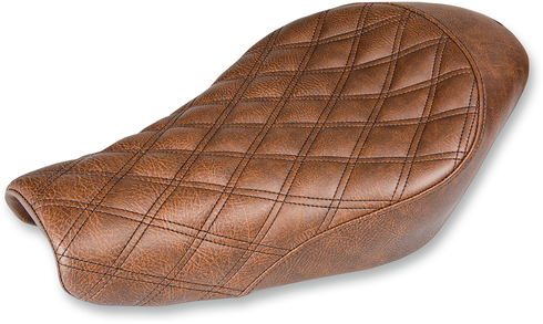 SADDLEMEN Renegade Solo Seat - Lattice Stitched - Brown - XL '04-'20 807-11-002BLS