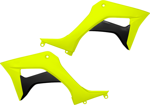 UFO Radiator Shrouds - Florescent Yellow HO05600-DFLU