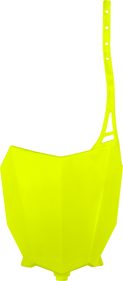 UFO Front Number Plate - Florescent Yellow HO05602-DFLU