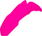 UFO Front Fender - Fluorescent Pink - Honda - CRF '19-'26 HO04698-P