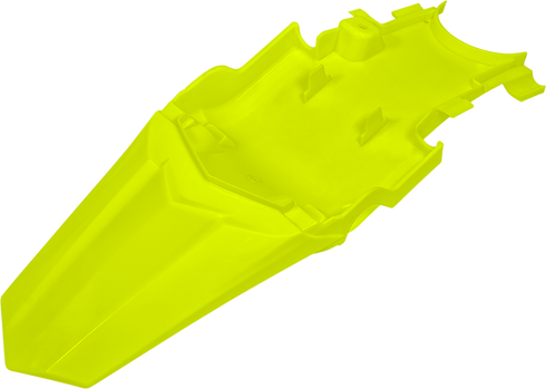 UFO MX Rear Fender - Fluorescent Yellow - Honda - CRF '19-'26 HO04699-DFLU