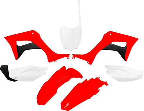 UFO Replacement Body Kit - OEM Red/White - Honda - CRF '19-'26 HOKIT124-999