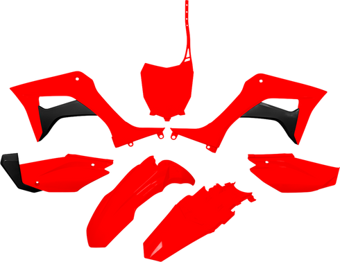 UFO Replacement Body Kit - Red - Honda - CRF '19-'26 HOKIT124-070