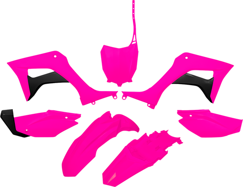 UFO Replacement Body Kit - Fluorescent Pink - Honda - CRF '19-'26 HOKIT124-P