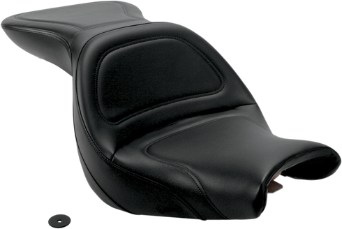 SADDLEMEN Seat - Explorer™ - without Backrest - Stitched - Black - V750 Aero H04-13-029