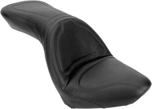 SADDLEMEN Seat - Explorer™ - without Backrest - Stitched - Black - XVS650 Y3750JS