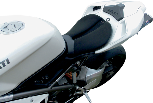 SADDLEMEN Gel Channel™ Sport Seat - Black - Ducati 848/1098 0810-D012