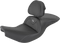 SADDLEMEN Heated Roadsofa™ Seat - Carbon Fiber - Includes Backrest - Black - Indian I14-07-185BRHCT