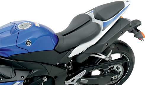 SADDLEMEN Gel Channel™ Track Carbon Fiber Sport Seat - Black - R1 0810-Y105