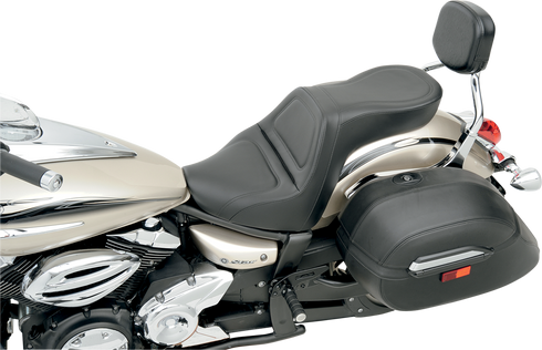 SADDLEMEN Seat - Explorer™ - without Backrest - Stitched - Black - XVS950 Y09-14-0291