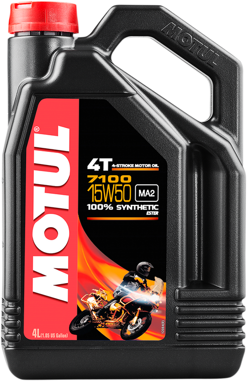 MOTUL 7100 4T Synthetic Oil - 15W-50 - 4L 104299