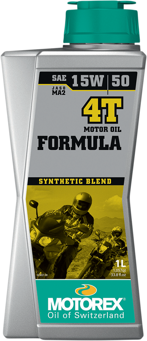 MOTOREX Formula Synthetic Blend 4T Engine Oil - 15W-50 - 1L 308274