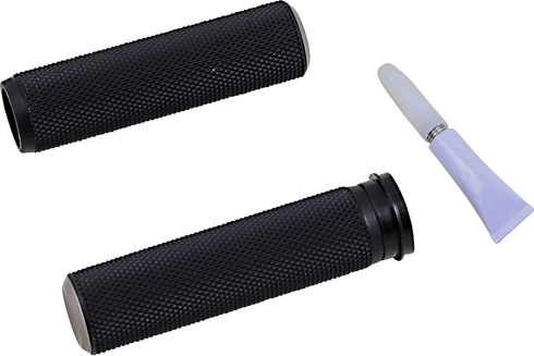 ARLEN NESS Knurled Grips - TBW - Titanium 07-348