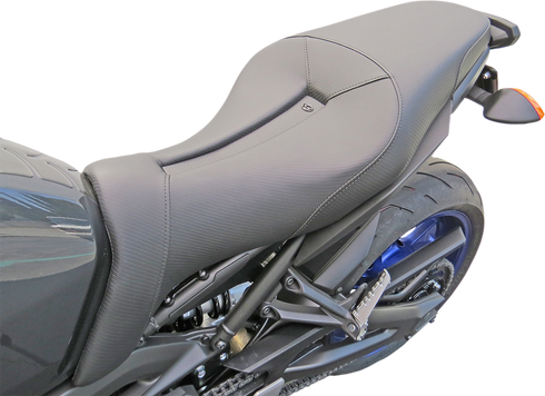 SADDLEMEN Gel Channel™ Track Carbon Fiber Sport Seat - Black - FZ09/MT09 0810-Y127