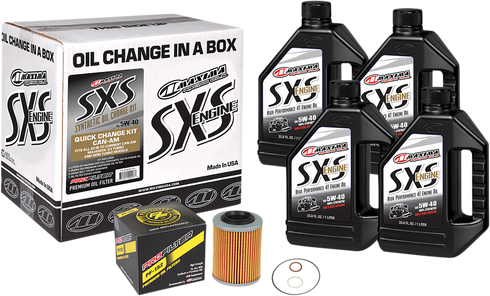MAXIMA RACING OIL SXS Synthetic Oil Change Kit - Can-Am - 5W-40 90-469013-CA