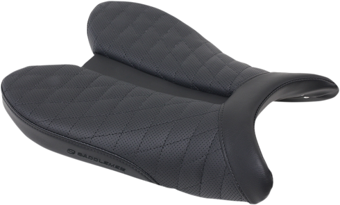 SADDLEMEN Track Seat - Lattice Stitch - Black - YZF '10-'16 0810-Y136