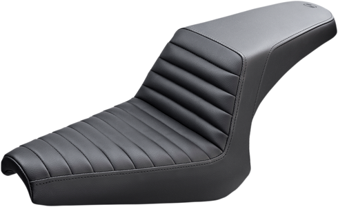 SADDLEMEN Step-Up Seat - Front Tuck-n-Roll - Black Y13-16-171