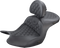 SADDLEMEN Heated Roadsofa™ Seat - Lattice Stitch - w/ Backrest - GL H18-07-182BRHCT
