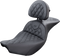 SADDLEMEN Roadsofa™ Seat - with Backrest - Lattice Stitch - Black - Indian '14-'24 I14-07-182BR