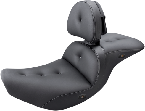 SADDLEMEN Pillow-Top Heated Roadsofa™ Seat - With Backrest - Indian I14-07-181BRHCT