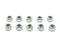 Motorshop Clutch Stud Nyloc Nut - 12-0511