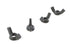 Motorshop Parkerized 6 Volt Battery Rod Wing Nuts - 12-0538