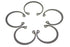 V-Twin Internal Countershaft Retaining Ring Black Phosphate - 12-1107