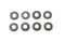 S&S Cycle S&S Breather Cam Chest Washer Set - 12-9909