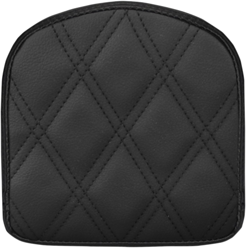 SADDLEMEN Sissy Bar Pad - Lattice Stitched - Black 040843