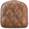 SADDLEMEN Sissy Bar Pad - Lattice Stitched - Brown 040845