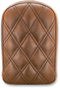 SADDLEMEN Sissy Bar Pad - Lattice Stitched - Brown 041145