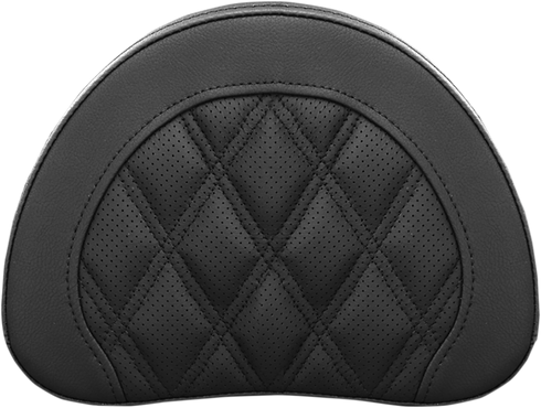 SADDLEMEN Sissy Bar Pad - Lattice Stitched - Black 051344