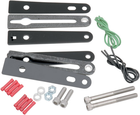 SADDLEMEN Turn Signal Relocation Kit - Sportster - Black 2020-0422