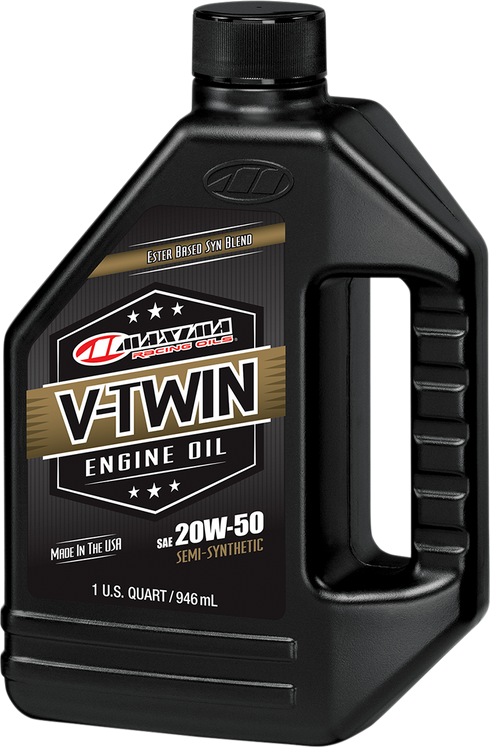MAXIMA RACING OIL V-Twin Semi-Synthetic Engine Oil - 20W-50 - 1L 30-14901