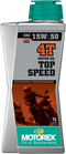 MOTOREX Top Speed Synthetic 4T Engine Oil - 15W-50 - 1L 308096