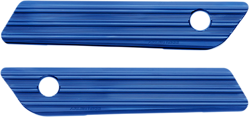 ARLEN NESS Saddlebag Latch Covers - Blue 03-604