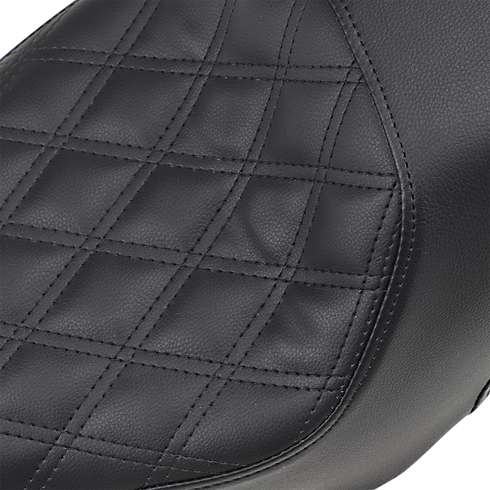 SADDLEMEN Profiler Seat - Front Lattice/Rear Smooth - Black - XL '04-'20 807-11-149