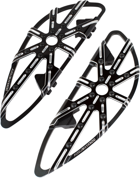 ARLEN NESS 10 Gauge Floorboards - Driver - Black 410-005