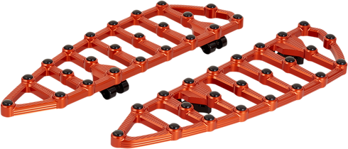 ARLEN NESS MX Driver Floorboards - Orange 410-011