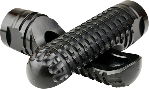 DRIVEN RACING TT Rearset Foot Peg - Aluminum - Black DRP-007-IFP