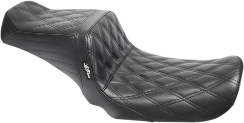LE PERA Tailwhip Seat - Double Diamond - Black - FXD '99-'03 LN-581DD