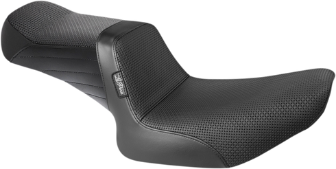 LE PERA Tailwhip Seat - Basketweave - Black - FXR '82-'94 L-588BW