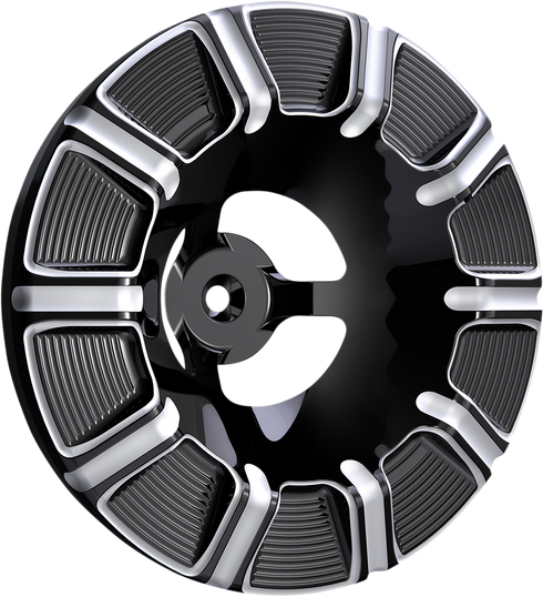 ARLEN NESS Velocity Air Cleaner Cover - 10-Gauge - Chrome 601-001