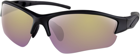 BOBSTER Rapid Sunglasses - Matte Black - Purple HD Yellow Revo Mirror Lens BRAP001H