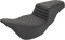 SADDLEMEN Step-Up Seat - Extended Reach - Front Tuck-n-Roll/Rear Lattice Stitch - Black - FL '08-'24 808-07B-176E