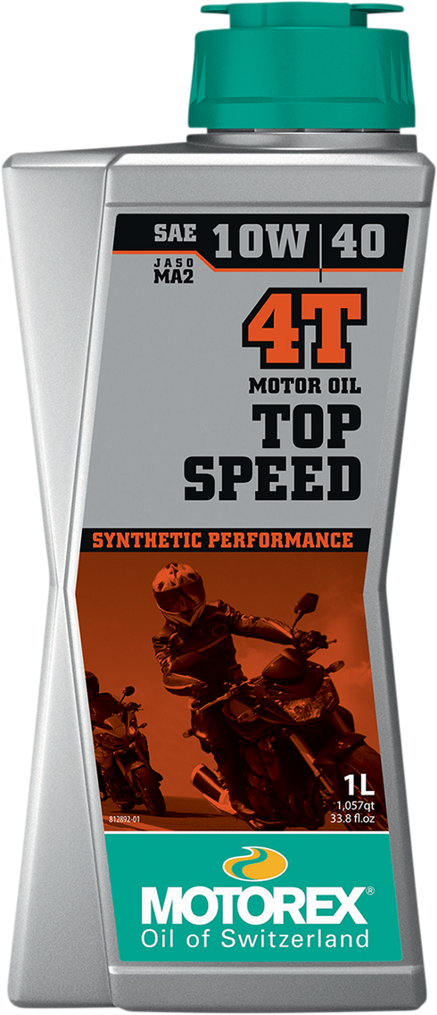 MOTOREX Top Speed Synthetic 4T Engine Oil - 10W-40 - 1L 308271