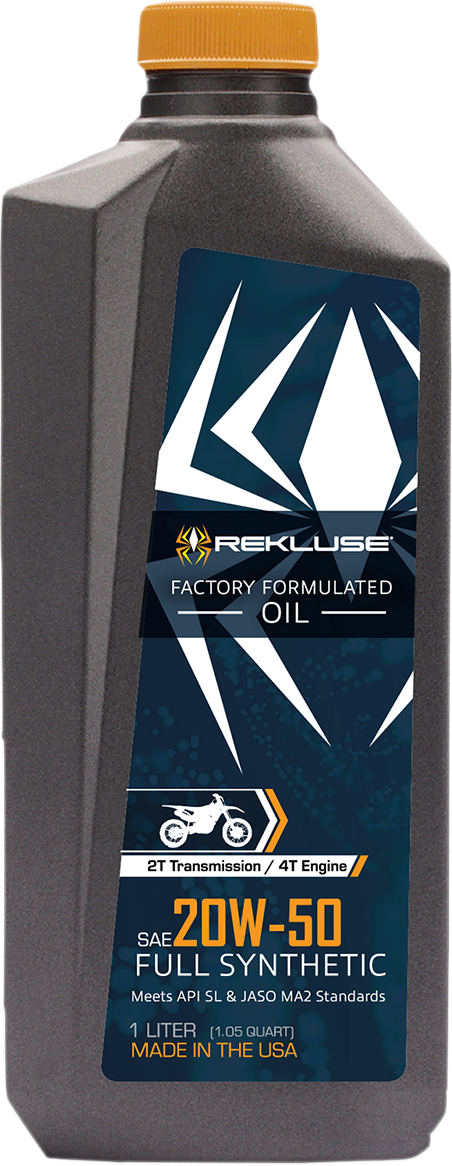 REKLUSE 2T Trans/4T Engine Oil - 20W-50 RMS-1099002