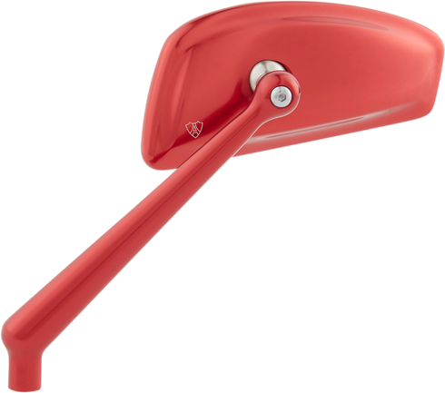 ARLEN NESS Mirror - Tearchop - Side View - Teardrop - Red - Left 510-014