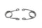 V-Twin Chrome 2 inch Torsion Seat Spring Set - 13-0273